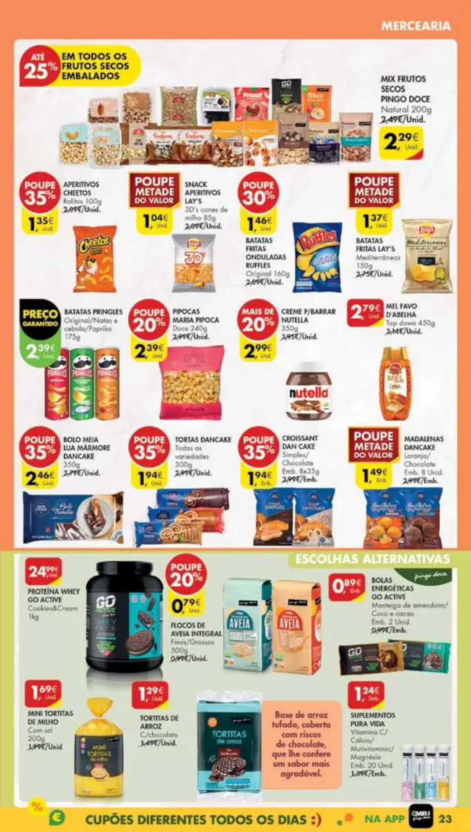 Antevis&atilde;o Folheto Pingo Doce Madeira (20 a 26 fevereiro)