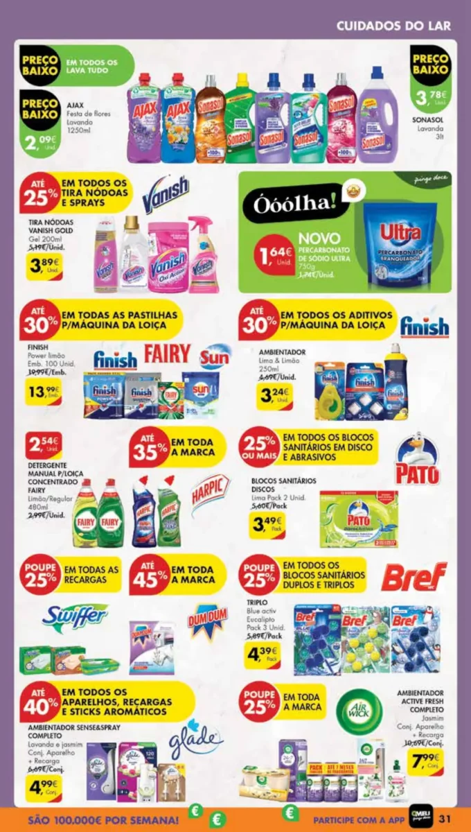 Antevis&atilde;o Folheto Pingo Doce Madeira (13 a 19 fevereiro)