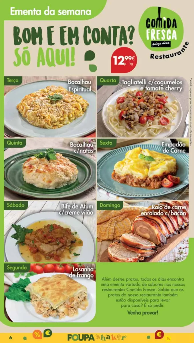 Antevis&atilde;o Folheto Pingo Doce Madeira (20 a 26 fevereiro)