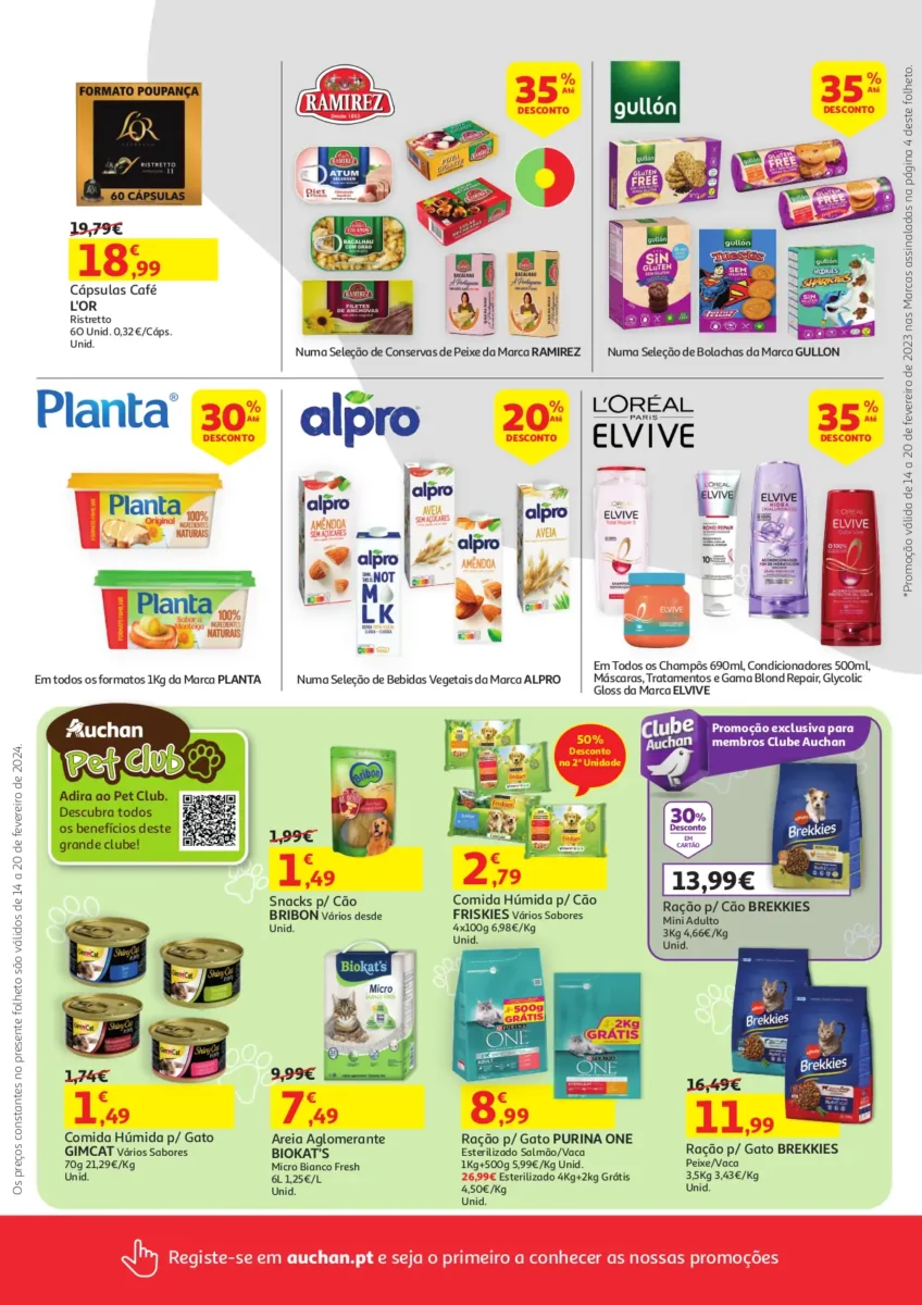 Folheto Auchan (14 a 20 fevereiro)