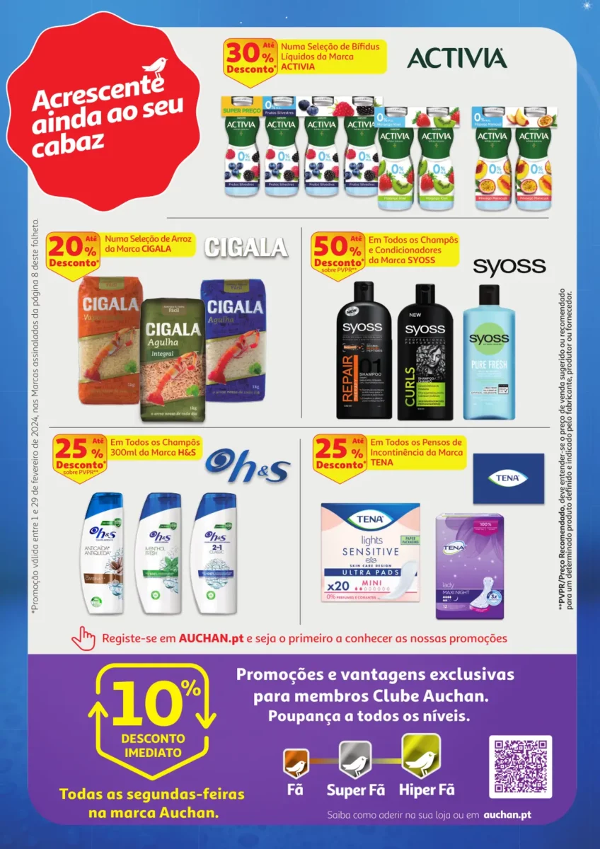 Folheto Auchan Mensal (Fevereiro 2024)