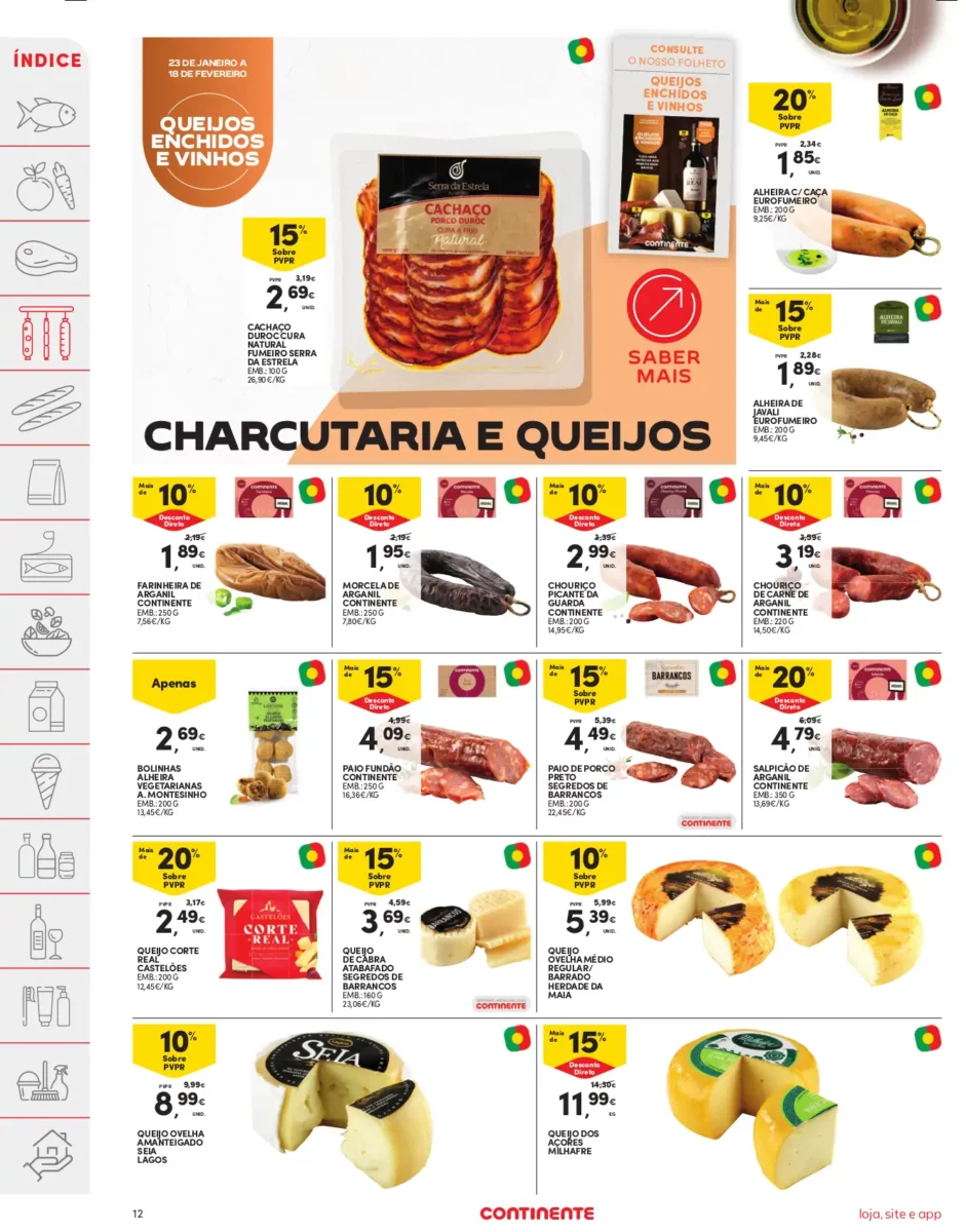 Folheto Continente (6 a 12 fevereiro)