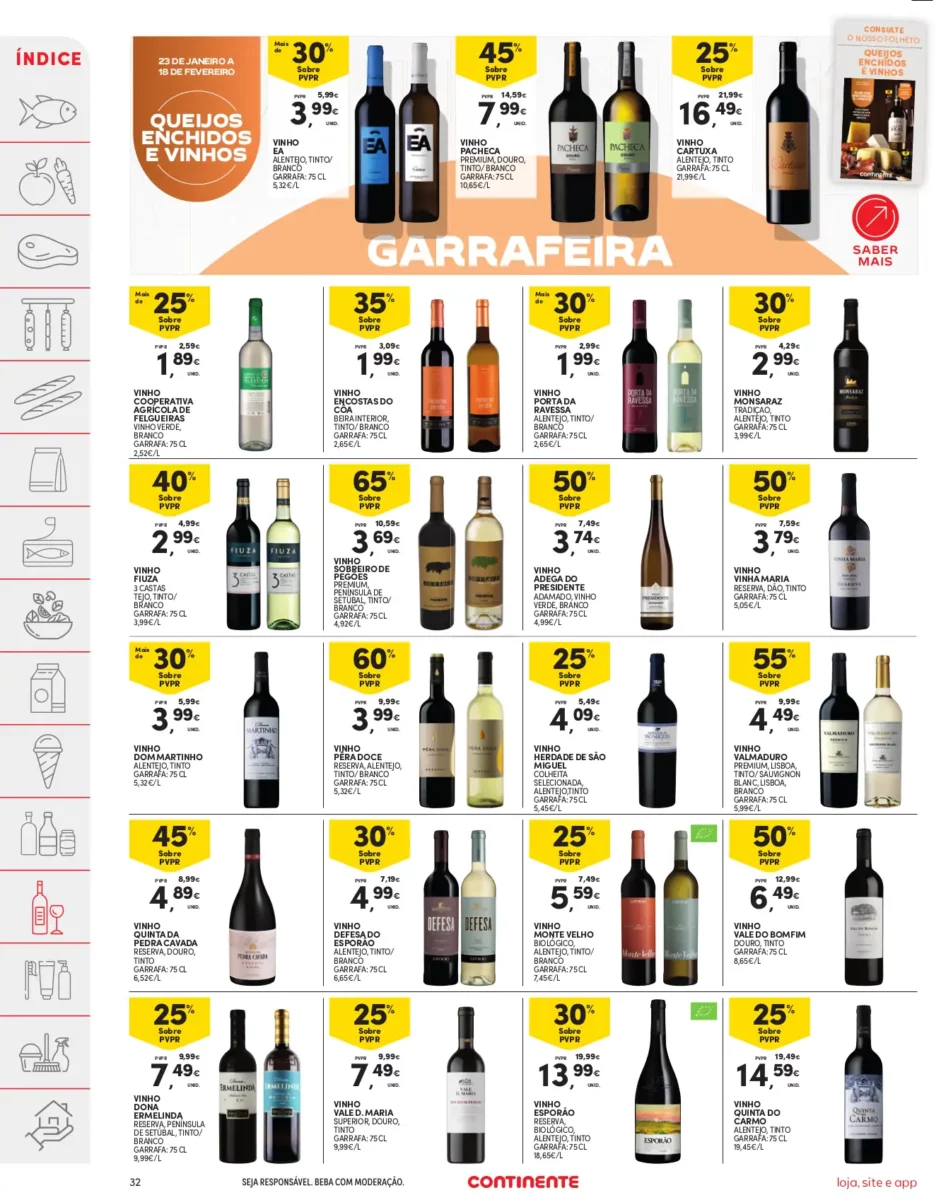 Folheto Continente (6 a 12 fevereiro)