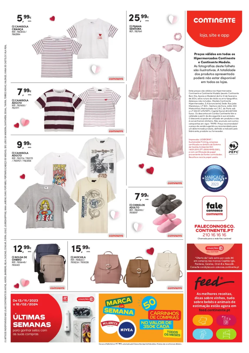 Folheto Continente (6 a 12 fevereiro)