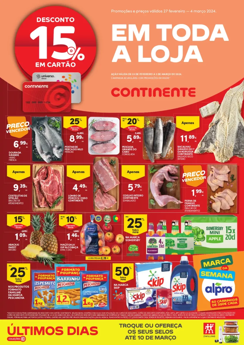 Folheto Continente (27 fevereiro a 4 mar&ccedil;o)