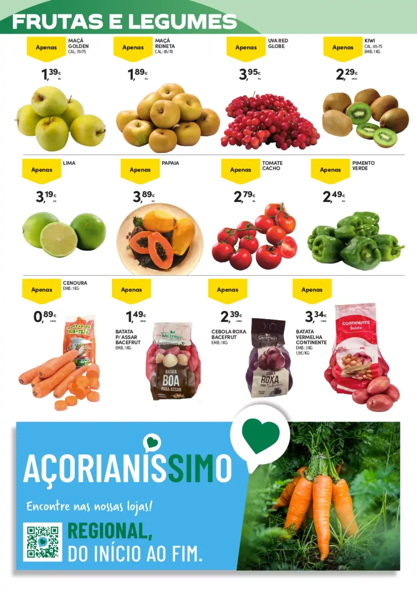 Folheto Continente A&ccedil;ores (15 a 28 fevereiro)