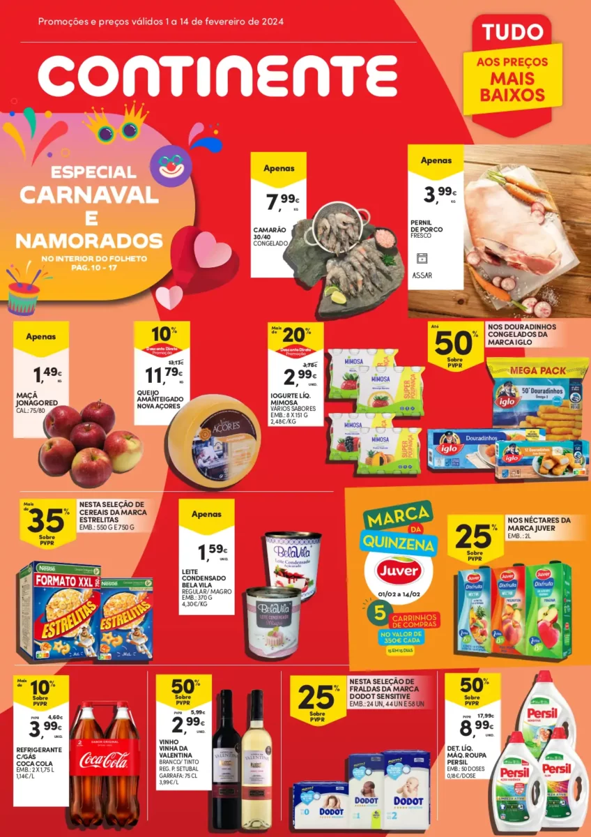 Folheto Continente A&ccedil;ores (1 a 14 fevereiro)