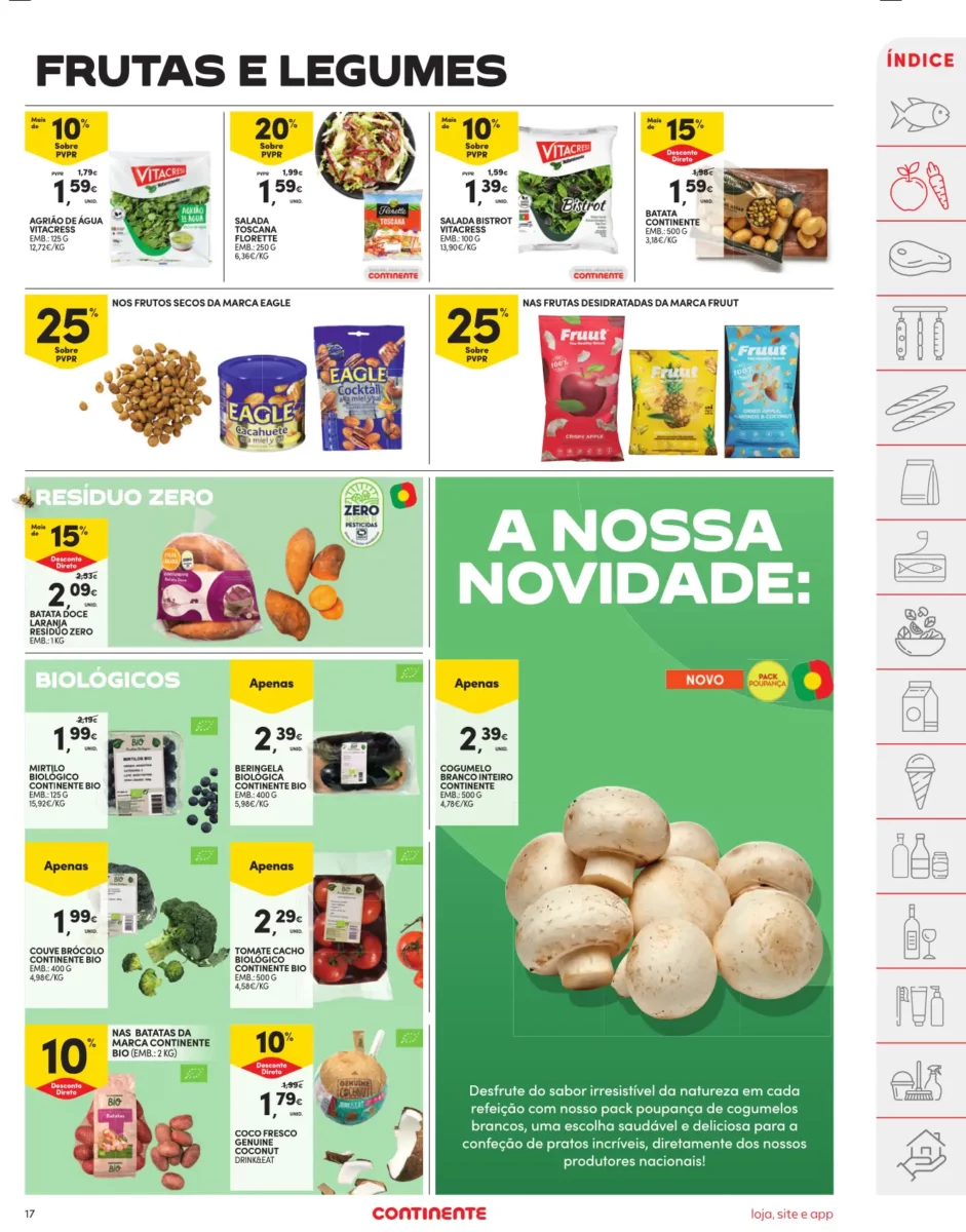 Folheto Continente especial Dia dos Namorados (6 a 12 fevereiro)