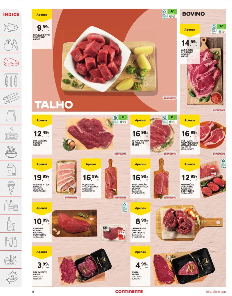 Folheto Continente especial Dia dos Namorados (6 a 12 fevereiro)