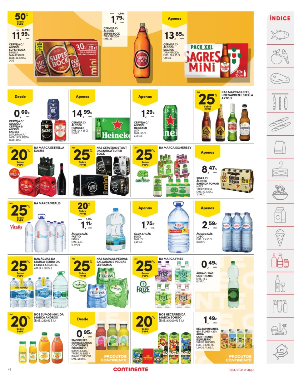 Folheto Continente especial Dia dos Namorados (6 a 12 fevereiro)