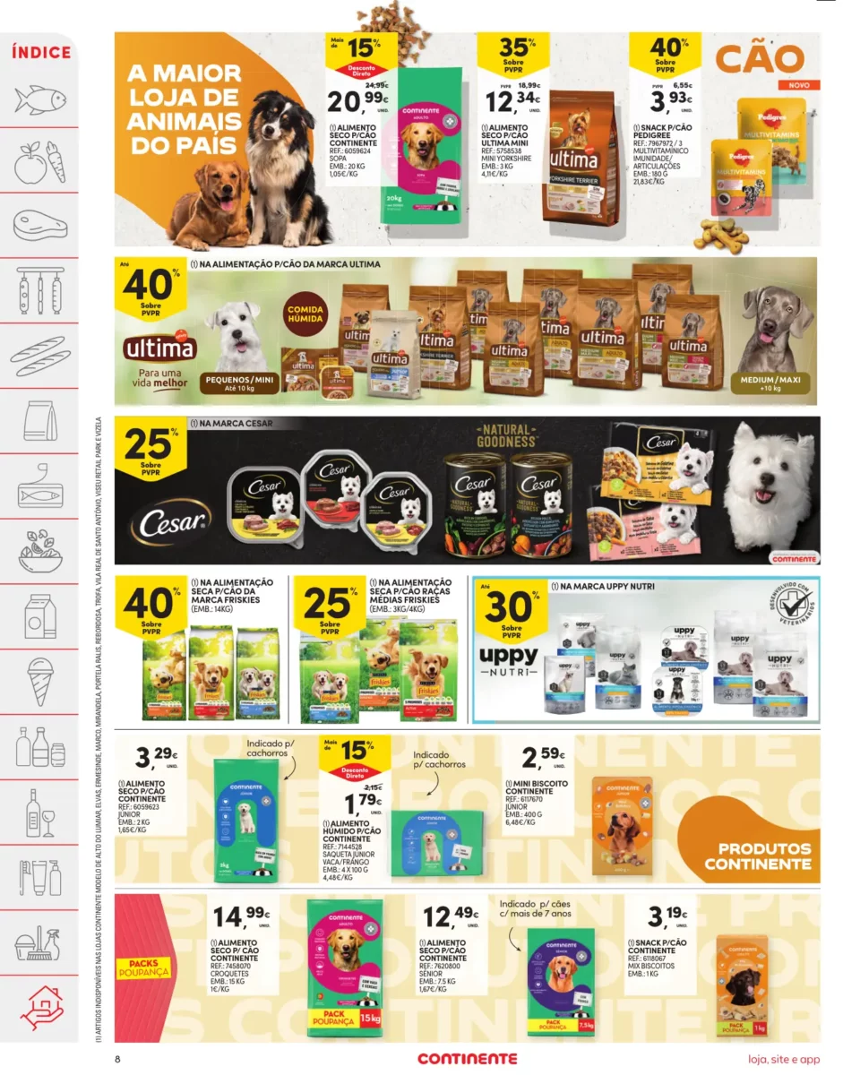Folheto Continente especial Dia dos Namorados (6 a 12 fevereiro)