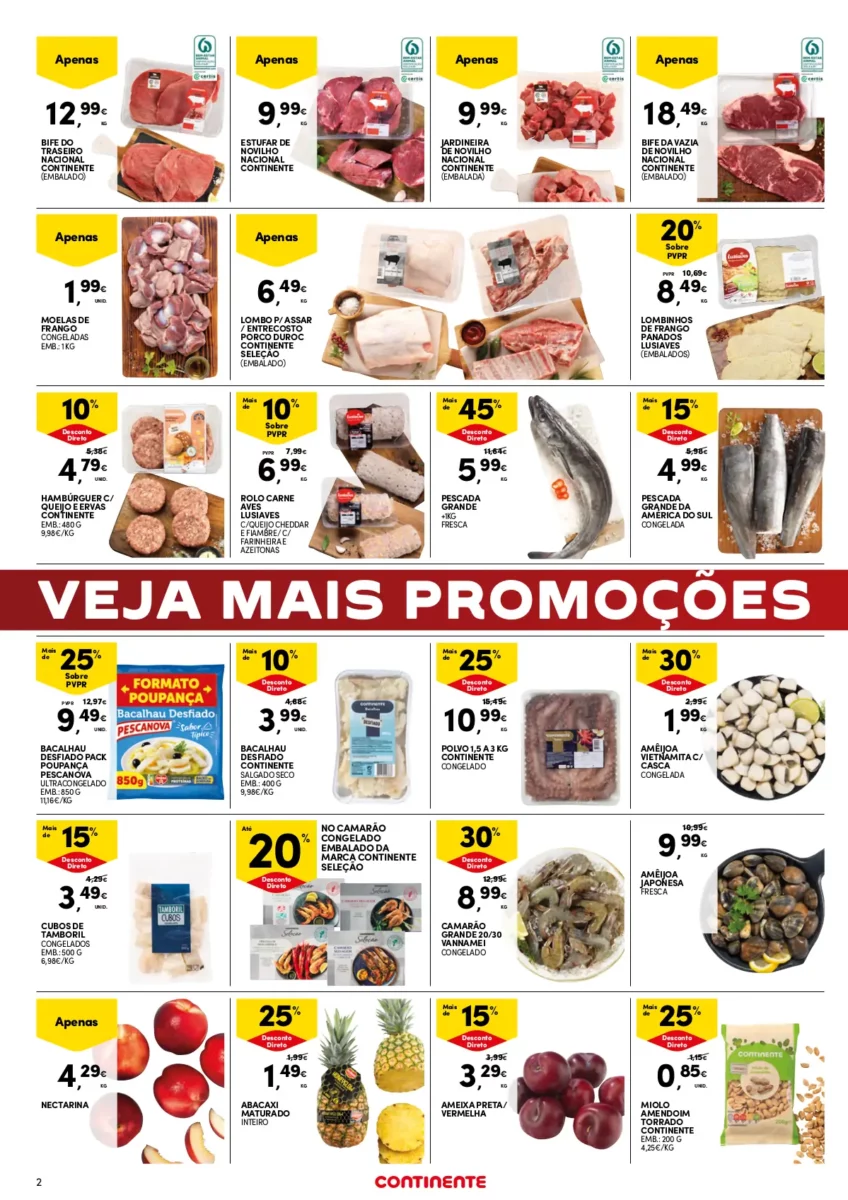 Folheto Continente fim-de-semana (9 a 12 fevereiro)