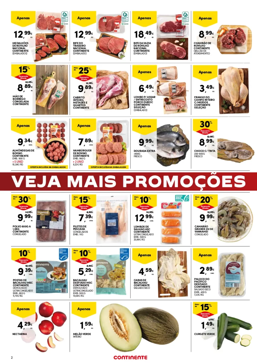 Folheto Continente fim-de-semana (16 a 19 fevereiro)