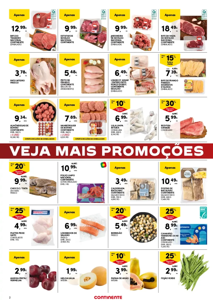 Folheto Continente fim-de-semana (23 a 26 fevereiro)