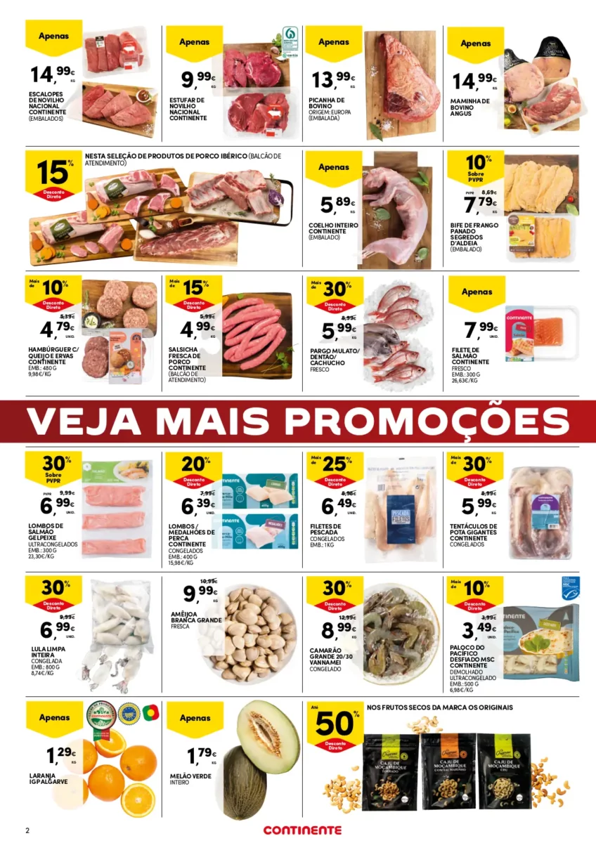 Folheto Continente fim-de-semana (2 a 5 fevereiro)