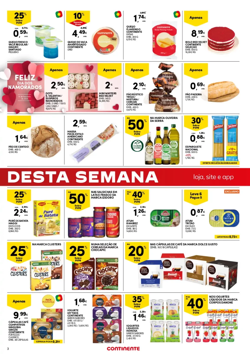 Folheto Continente fim-de-semana (9 a 12 fevereiro)