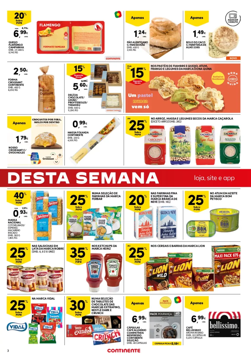 Folheto Continente fim-de-semana (2 a 5 fevereiro)