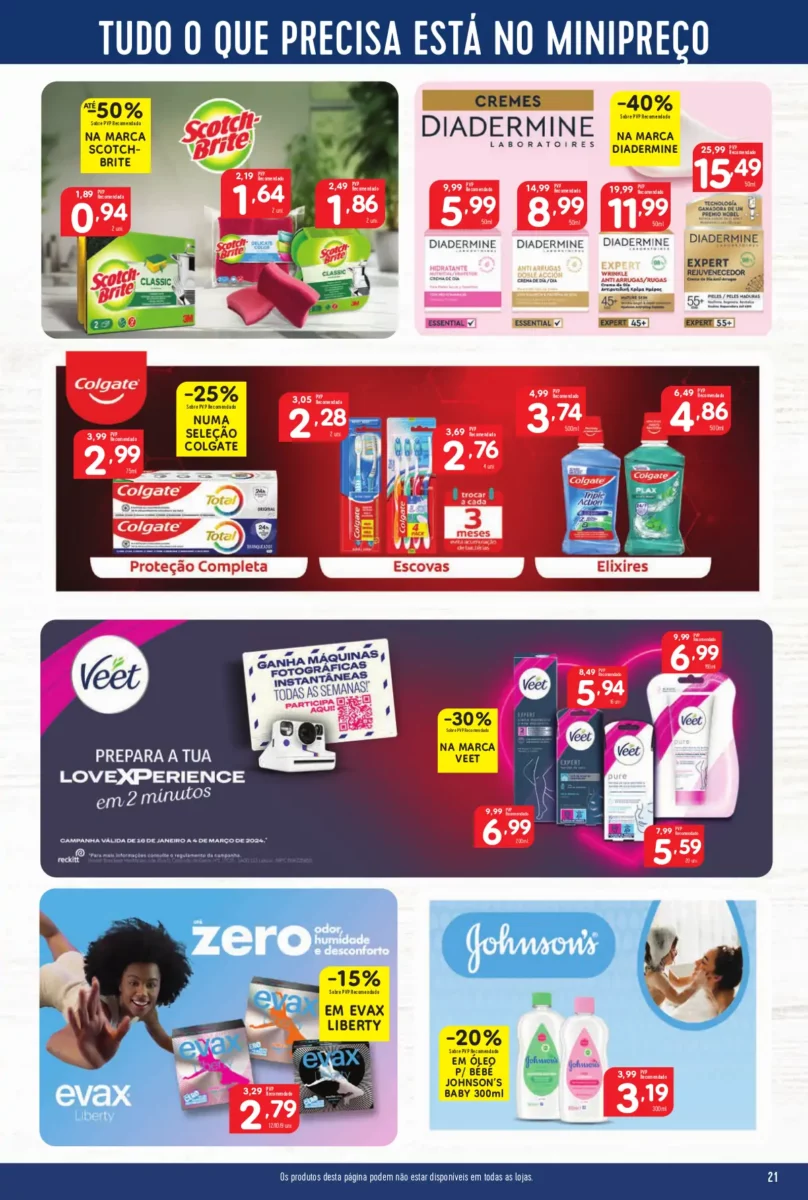 Folheto Minipre&ccedil;o (15 a 21 fevereiro)