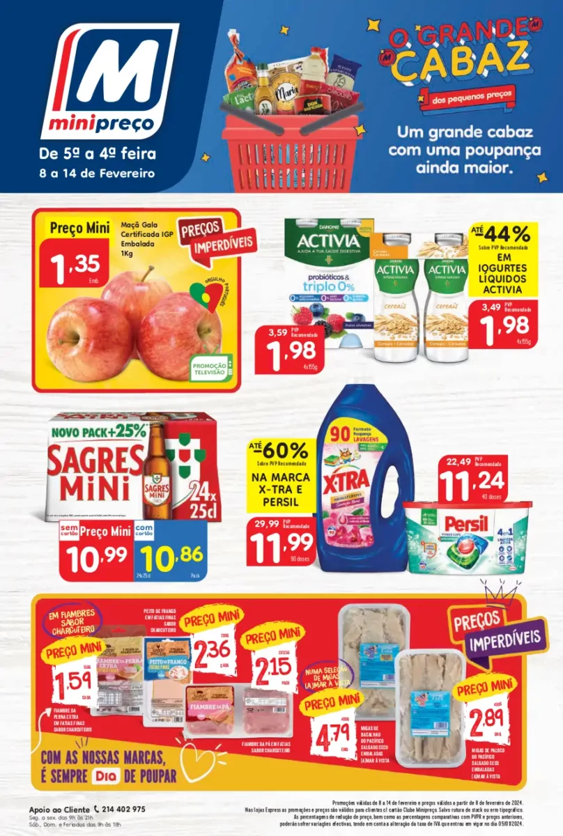Folheto Minipre&ccedil;o (8 a 14 fevereiro)