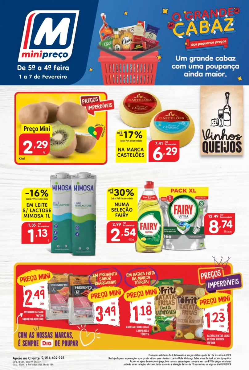 Folheto Minipre&ccedil;o (1 a 7 fevereiro)