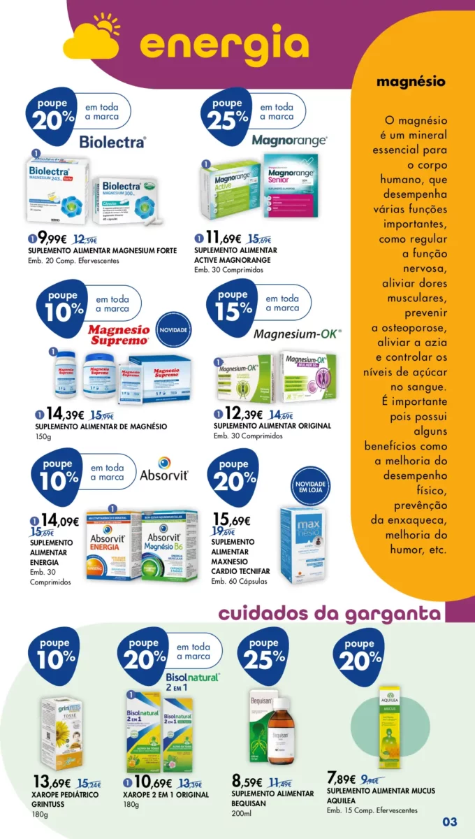 Folheto Pingo Doce lojas Bem-Estar especial Inverno (at&eacute; 4 mar&ccedil;o)