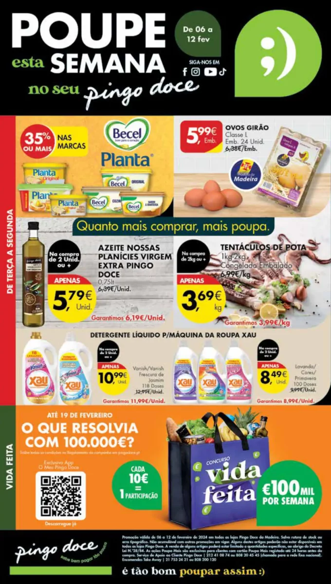 Folheto Pingo Doce Madeira (6 a 12 fevereiro)