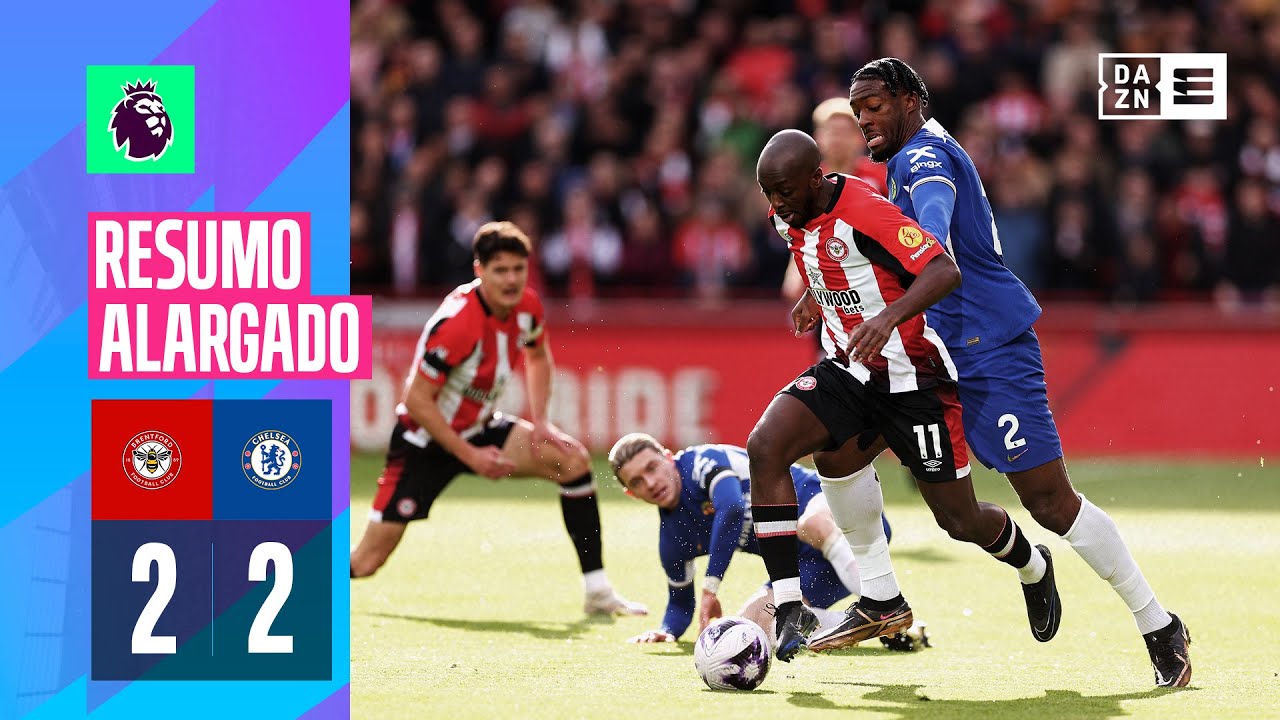 Resumo alargado | Brentford 2-2 Chelsea | Premier League 23/24