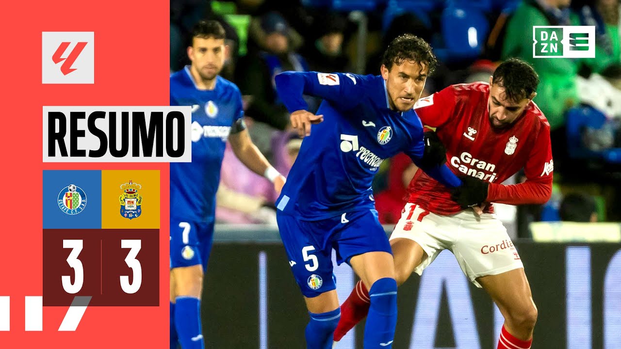Resumo | Getafe 3-3 Las Palmas | LaLiga 23/24