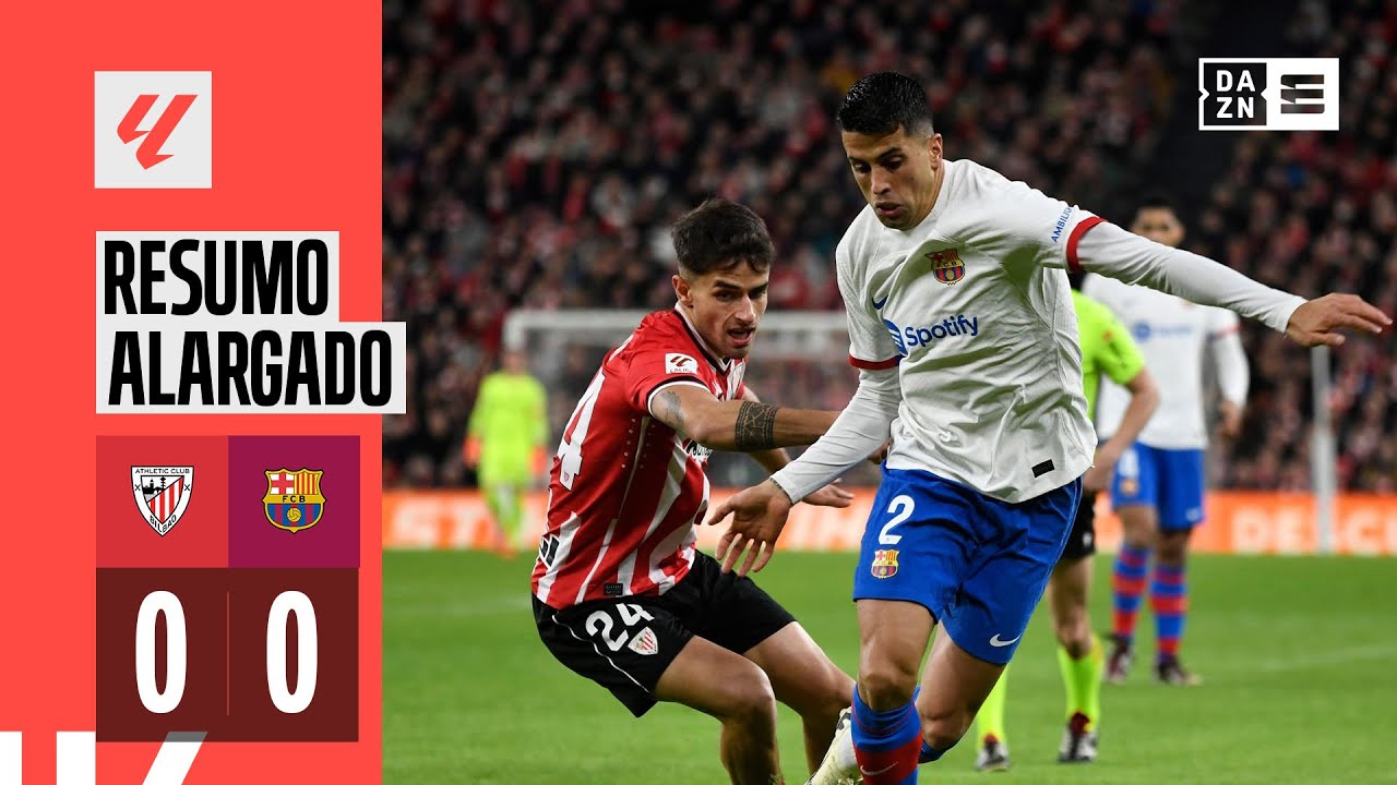 Resumo alargado | Athletic Bilbao 0-0 Barcelona | LaLiga 23/24