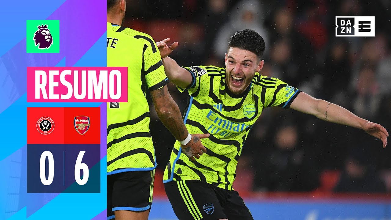 Resumo | Sheffield 0-6 Arsenal | Premier League 23/24