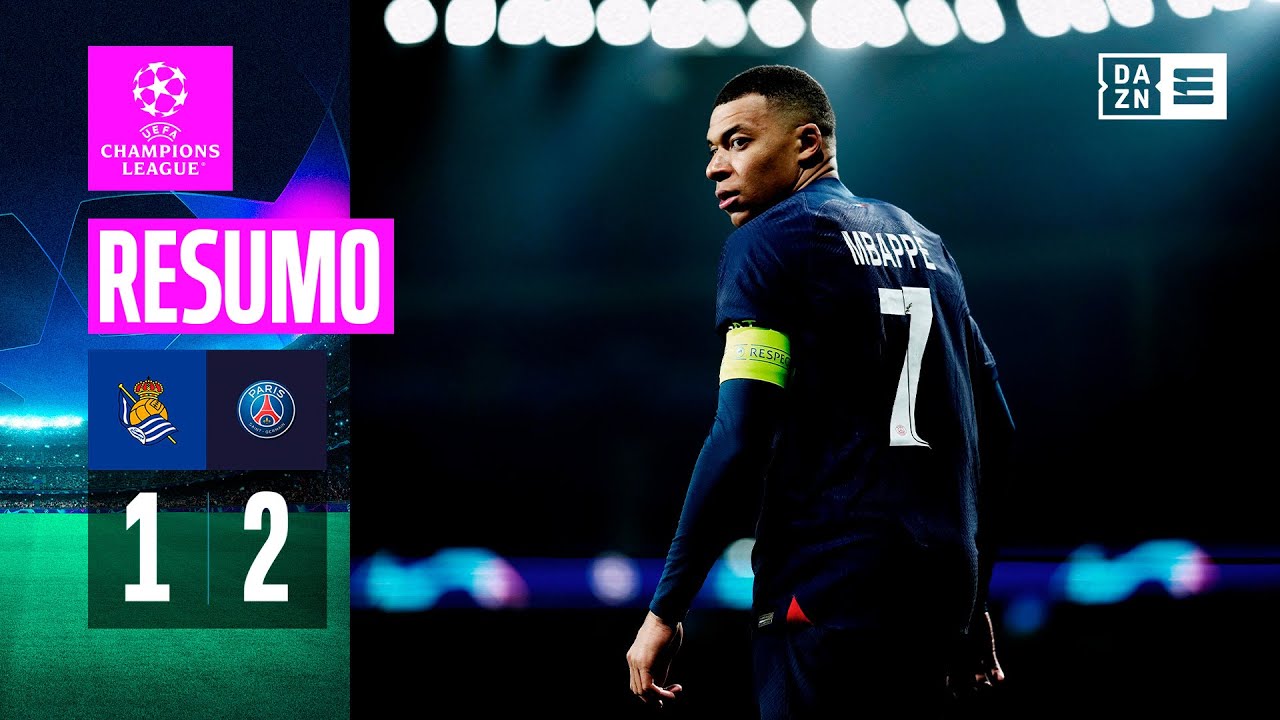 Resumo | Real Sociedad 1-2 PSG | Champions League 23/24
