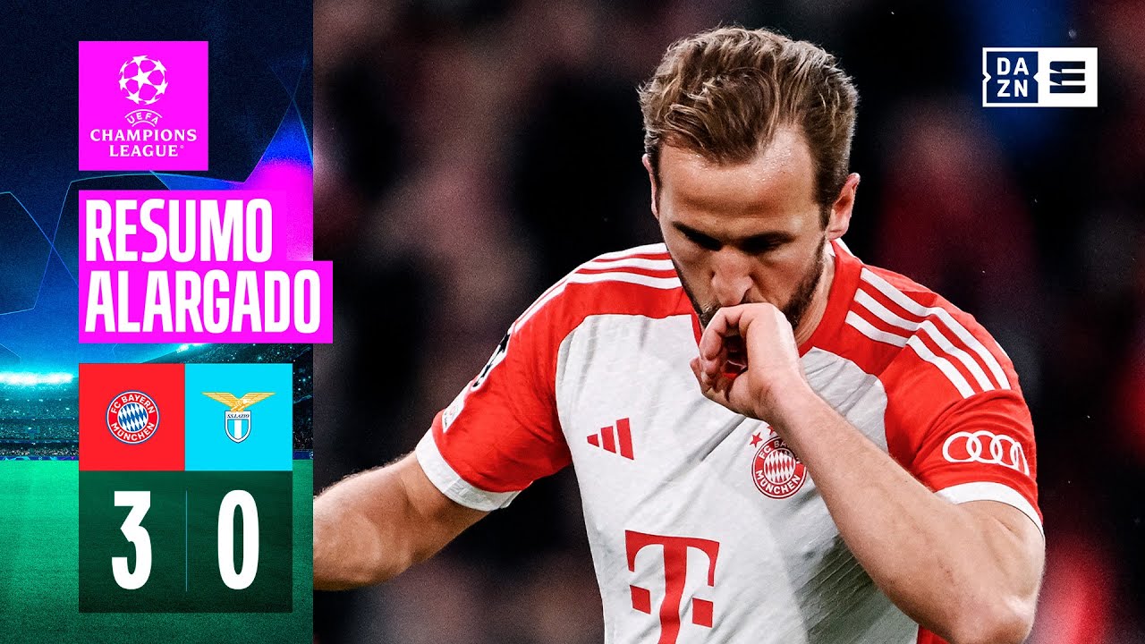 Resumo alargado | Bayern 3-0 Lazio | Champions League 23/24