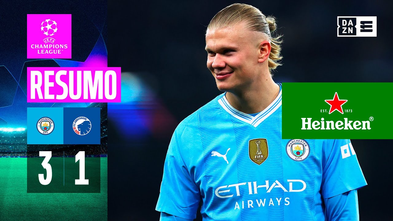 Resumo | Man City 3-1 Copenhaga | Champions League 23/24