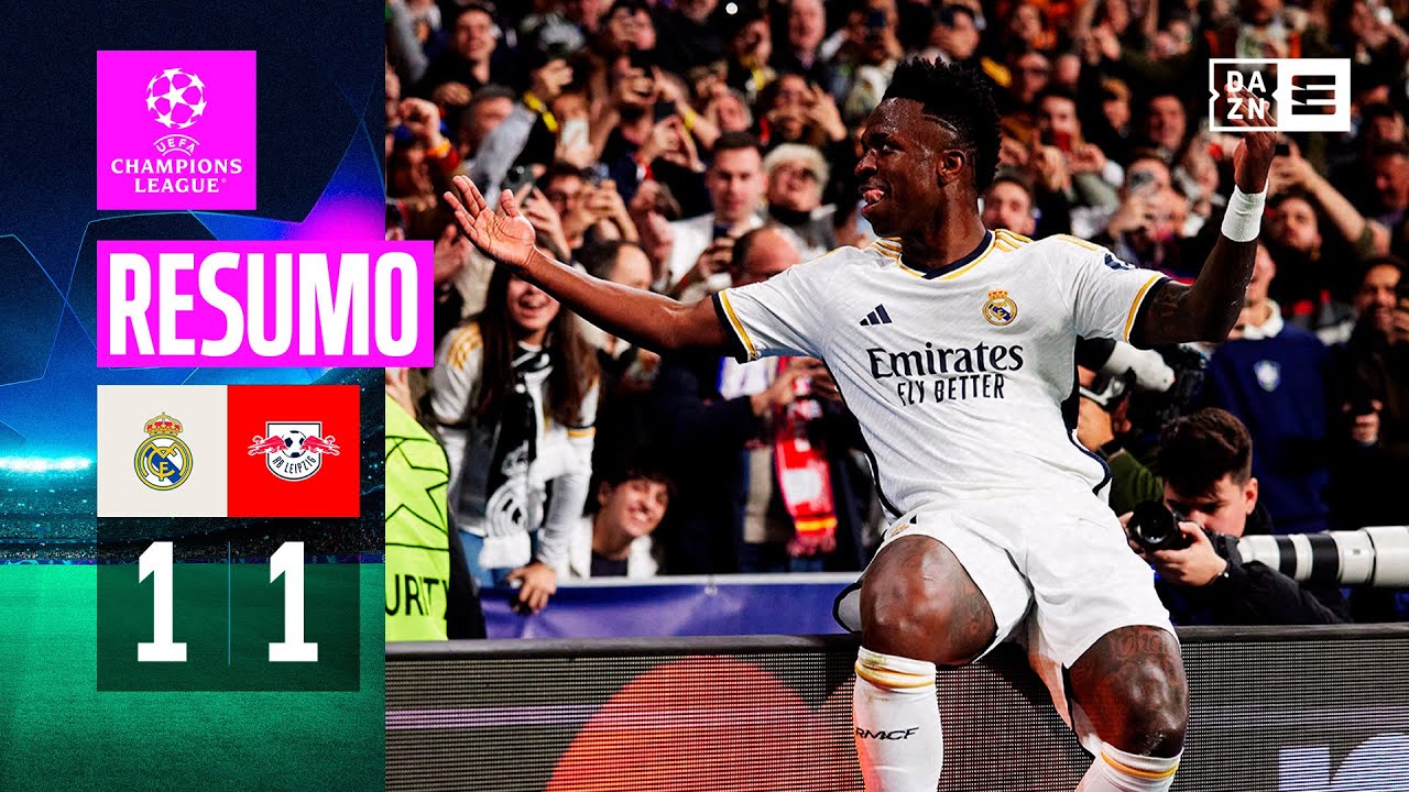 Resumo | Real Madrid 1-1 Leipzig | Champions League 23/24
