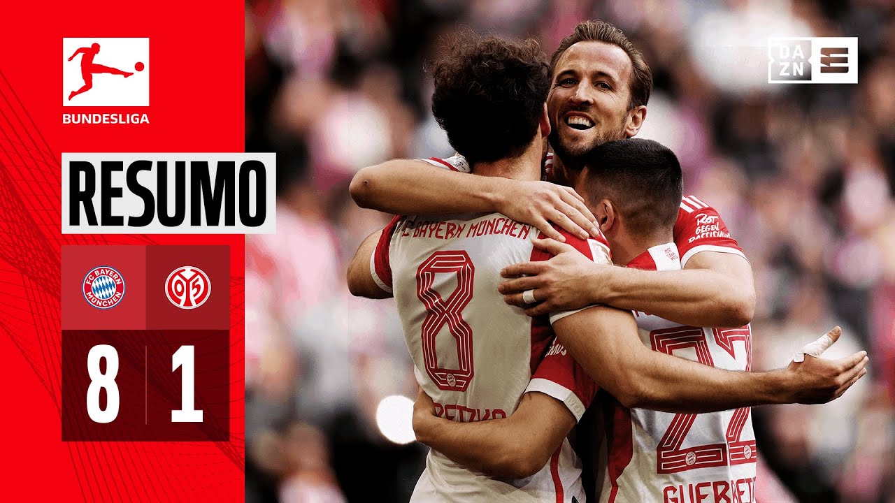 Resumo | Bayern 8-1 Mainz | Bundesliga 23/24