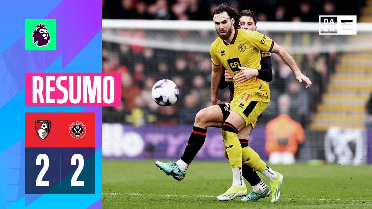Resumo | Bournemouth 2-2 Sheffield | Premier League 23/24