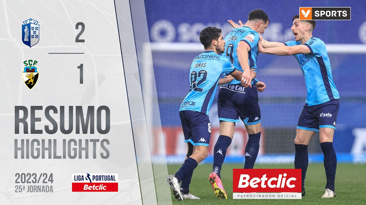 Resumo: Vizela 2-1 Farense (Liga 23/24 #25)