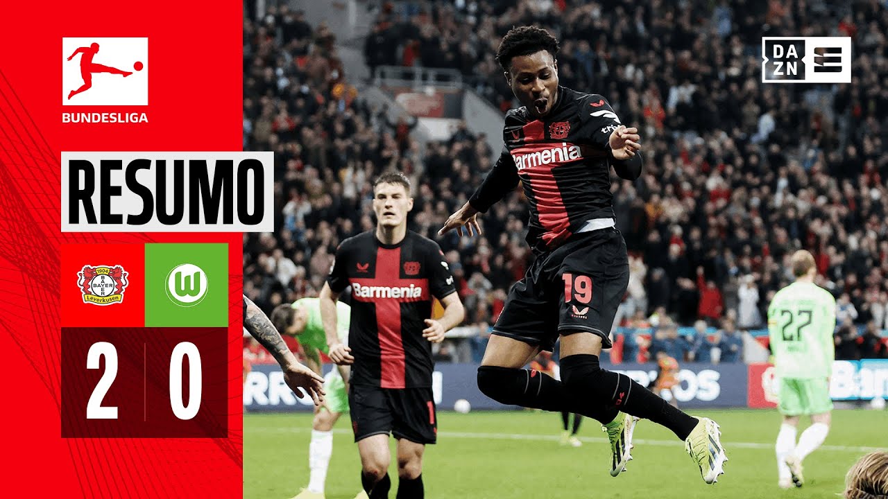 Resumo | Bayer Leverkusen 2-0 Wolfsburg | Bundesliga 23/24