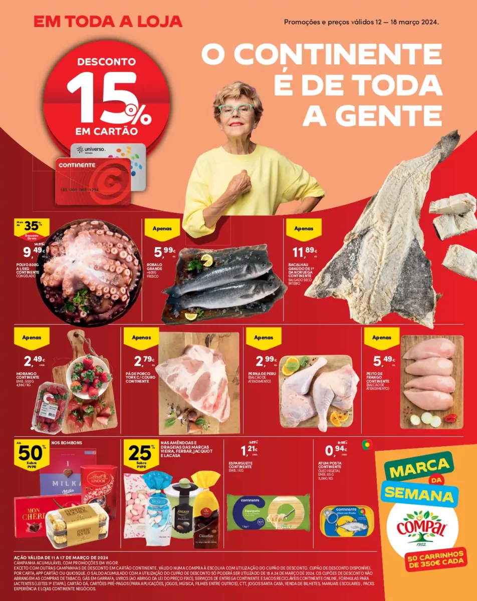 Folheto Continente Madeira (12 a 18 mar&ccedil;o)