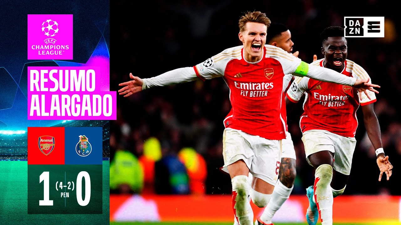 Resumo alargado | Arsenal 1-0 FC Porto | Champions League 23/24