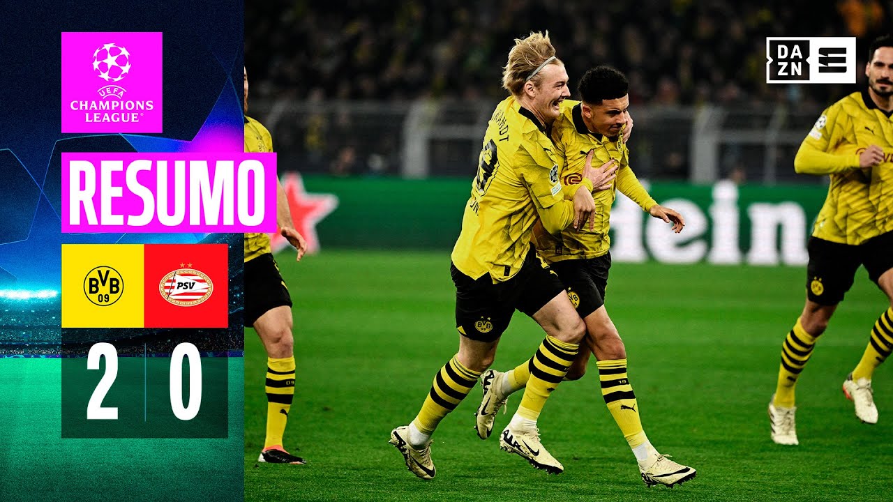 Resumo | Dortmund 2-0 PSV | Champions League 23/24