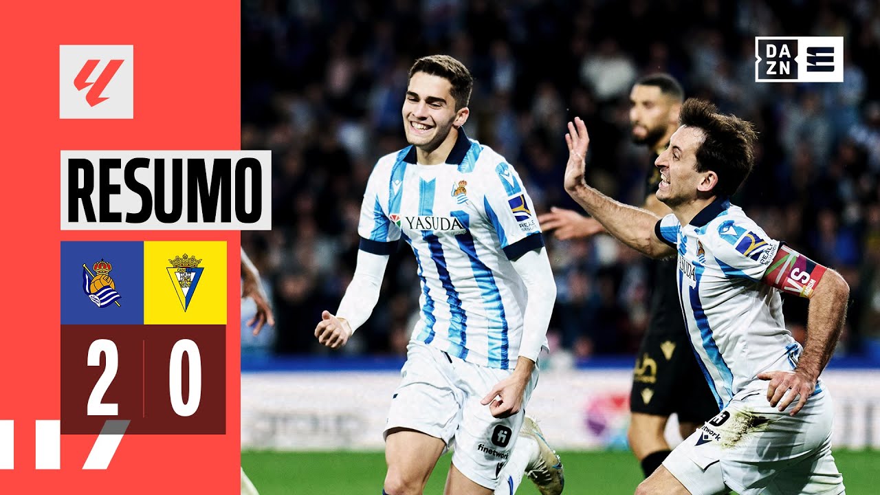 Resumo | Real Sociedad 2-0 C&aacute;diz | LaLiga 23/24