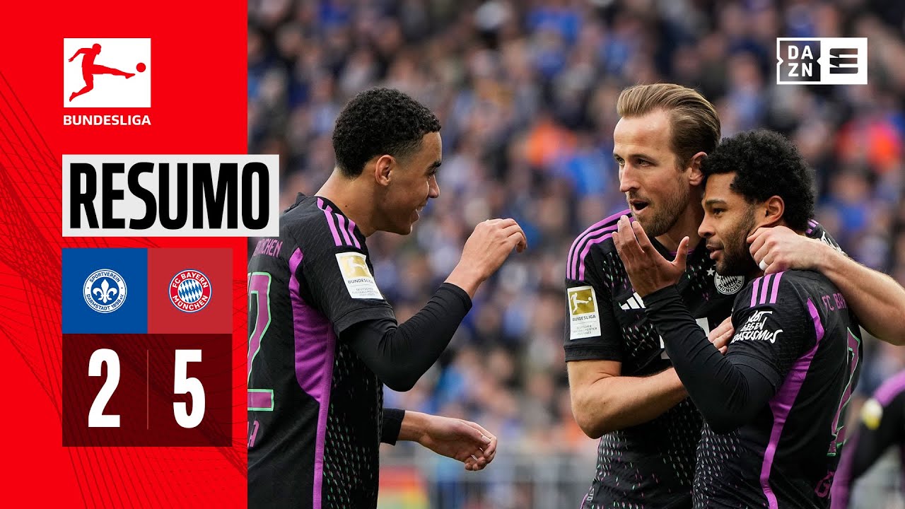 Resumo | Darmstadt 2-5 Bayern | Bundesliga 23/24
