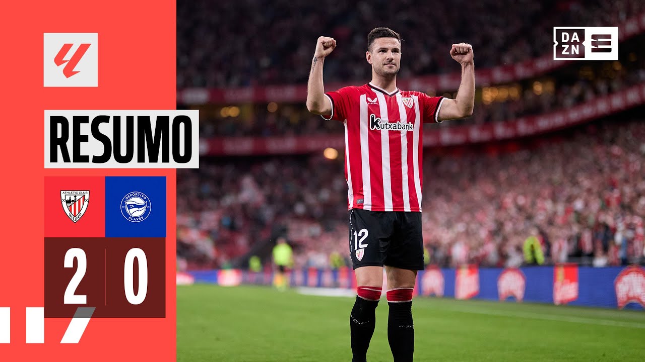 Resumo | Athletic Bilbao 2-0 Alav&eacute;s | LaLiga 23/24