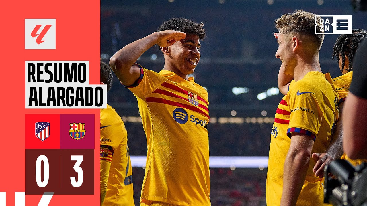 Resumo alargado | Atletico Madrid 0-3 Barcelona | LaLiga 23/24