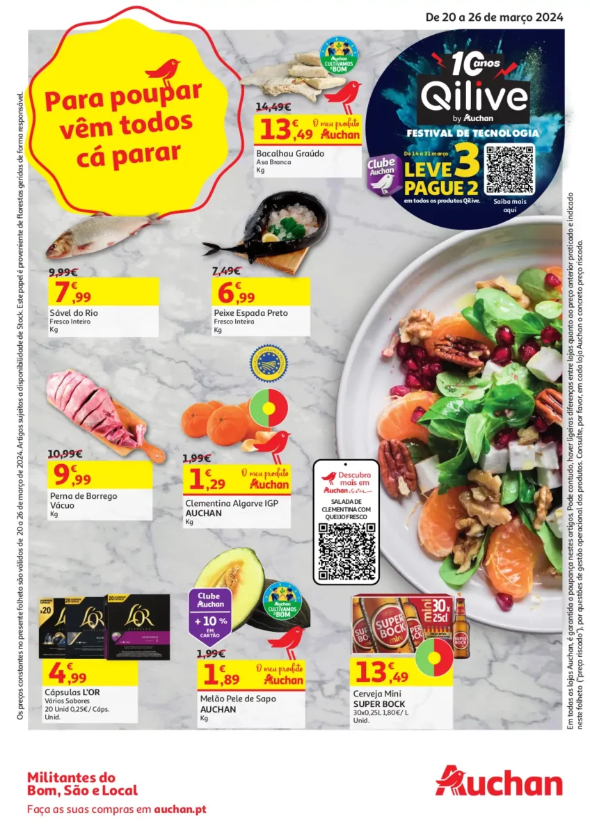 Folheto Auchan (20 a 26 mar&ccedil;o)