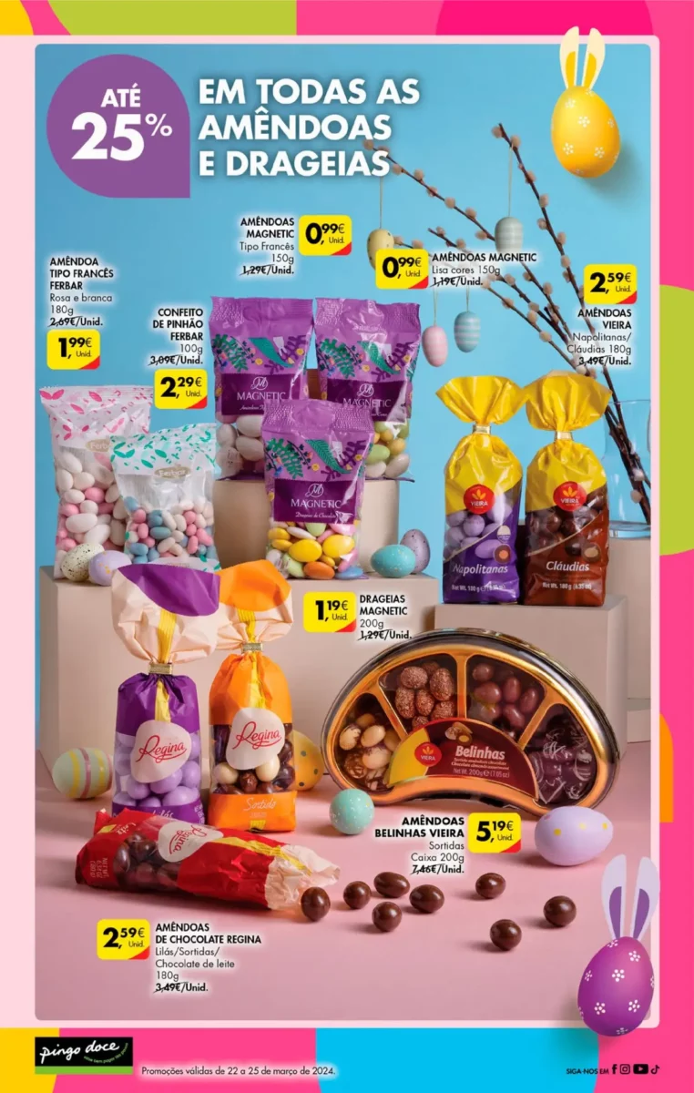 Antevis&atilde;o Folheto Pingo Doce fim-de-semana (22 a 25 mar&ccedil;o)
