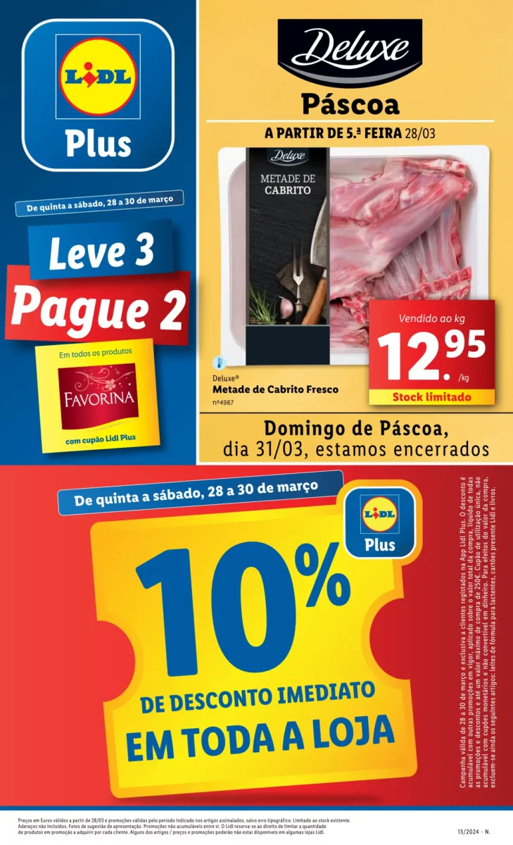 Antevis&atilde;o Folheto LiDL Promo&ccedil;&otilde;es (28 mar&ccedil;o a 3 abril)