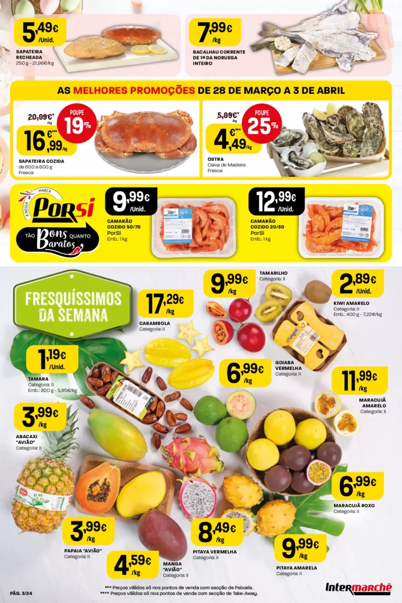 Antevis&atilde;o Folheto Intermarch&eacute; (28 mar&ccedil;o a 3 abril)