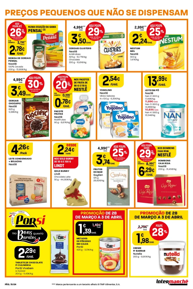 Antevis&atilde;o Folheto Intermarch&eacute; (28 mar&ccedil;o a 3 abril)